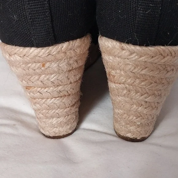 J. Crew Wedge Espadrille Slip On Heels Size 8.5. NWOB - Picture 7 of 8